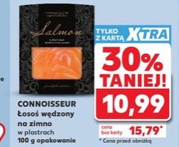 łosoś wędzony na zimno w plastrach