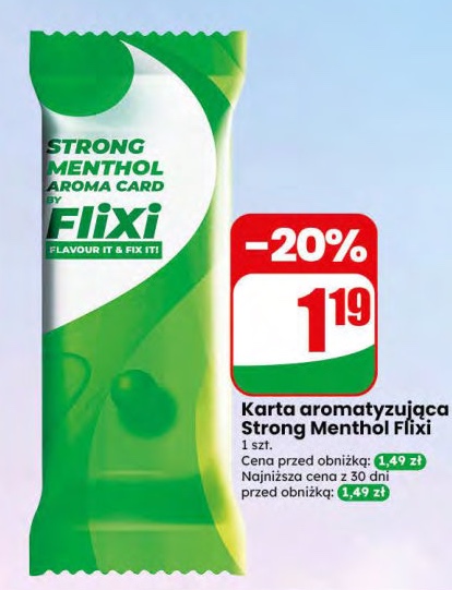 karta aromatyzująca Strong Menthol