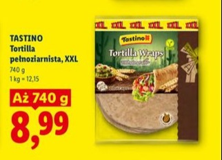 Tortilla pełnoziarnista XXL