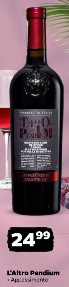Wino czerwone półwytrawne Appassimento