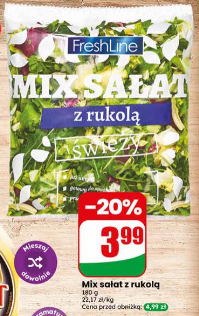 mix sałat z rukolą