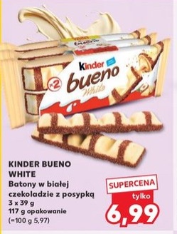 Batony w białej czekoladzie z posypką