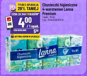 Chusteczki higieniczne 3-warstwowe
