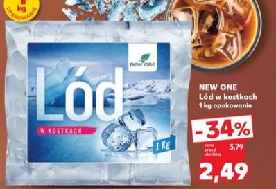 Lód w kostkach