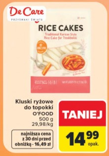 Kluski ryżowe do toppokki
