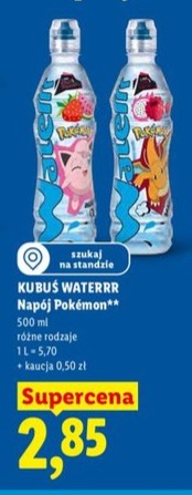 napój Waterrr Pokémon