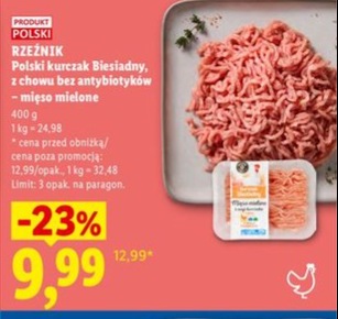 Polski kurczak biesiadny z chową bez antybiotyków mięso mielone