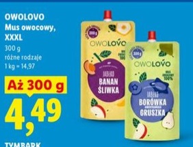 mus owocowy xxxl