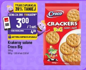 Krakersy solone Croco Big
