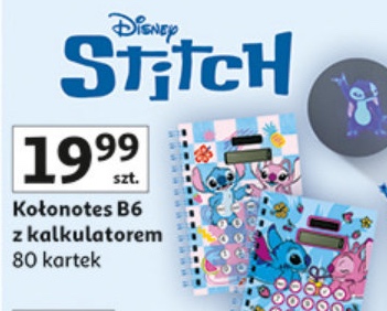 Kołonotes B6 z kalkulatorem 80 kartek