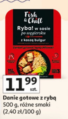 Danie gotowe z rybą