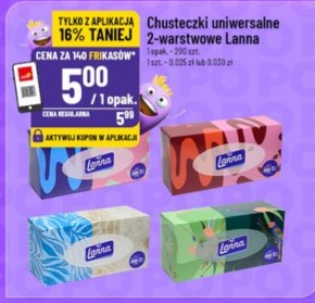 Chusteczki uniwersalne 2-warstwowe