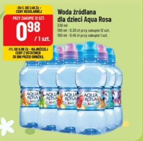 woda źródlana dla dzieci