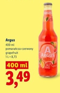 napój alkoholowy pomarańcza-czerwony grapefruit
