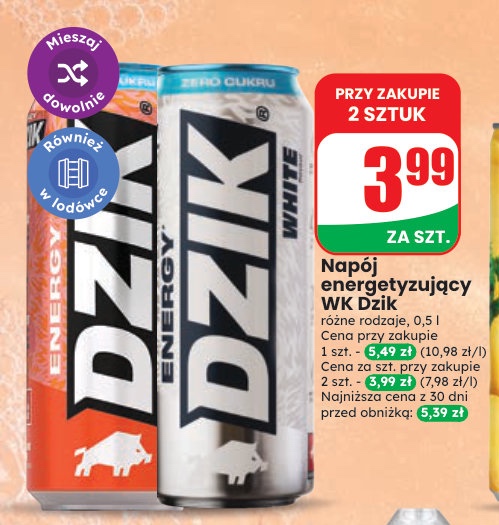 Napój energetyzujący
