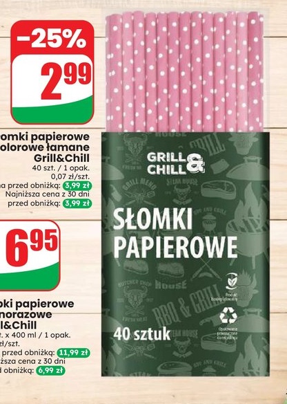 Słomki papierowe kolorowe łamane