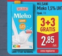 mleko 3,2% UHT