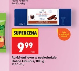 Rurki waflowe w czekoladzie