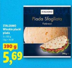 Włoskie placki piada