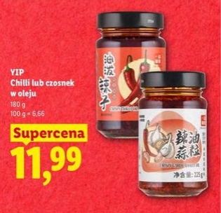 chilli lub czosnek w oleju