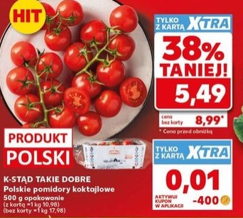 polskie pomidory koktajlowe