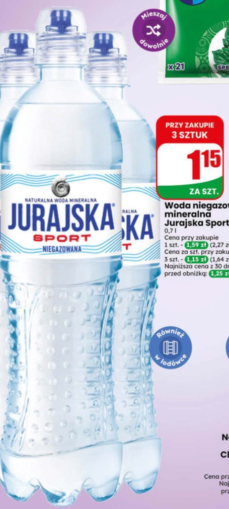 woda niegazowana sport