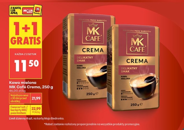 kawa mielona Crema