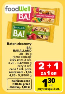 Baton zbożowy