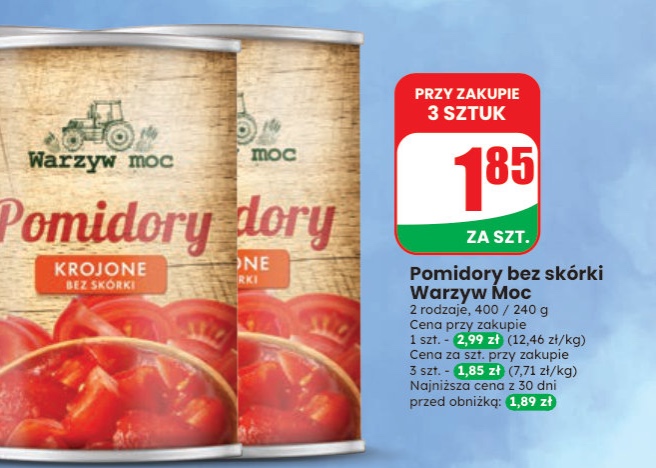 Pomidory bez skórki