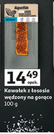 Kawałek z łososia wędzony na gorąco