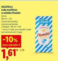 Lody waniliowe w wafelku