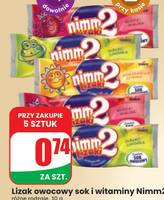 Lizak owocowy z sokiem i witaminami