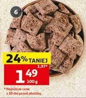 Poduszeczki zbożowe z kremem o smaku czekoladowym