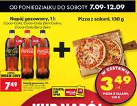 Zestaw pizza i napój gazowany
