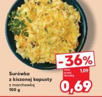 Surówka z kiszonej kapusty z marchewką