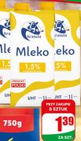 Mleko UHT 1,5%