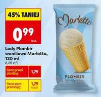 Lody Plombir waniliowe
