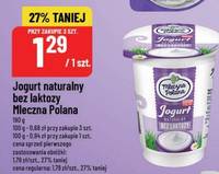 Jogurt naturalny bez laktozy