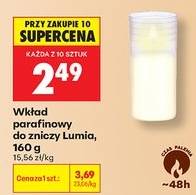 Wkład parafinowy do zniczy