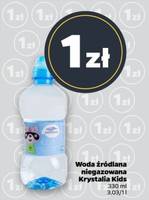 Woda źródlana niegazowana Krystalia Kids