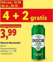Piwo jasne okocimskie