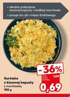 Surówka z kiszonej kapusty z marchewką