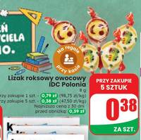 Lizak roksowy owocowy