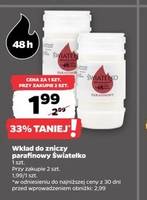 Wkład do zniczy parafinowy