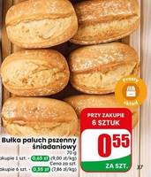 Bułka paluch pszenny śniadaniowy