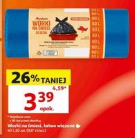 Worki na śmieci łatwo wiązane