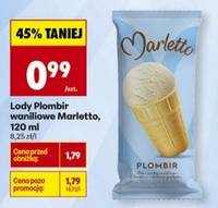Lody plombir waniliowe Marletto