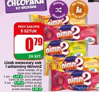 Lizak owocowy z sokiem i witaminami
