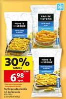 Frytki proste cienkie lub karbowane