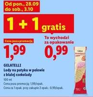 Lody na patyku w polewie z białej czekolady